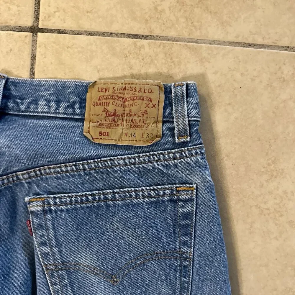 Vintage Levi’s 501 denim jeans